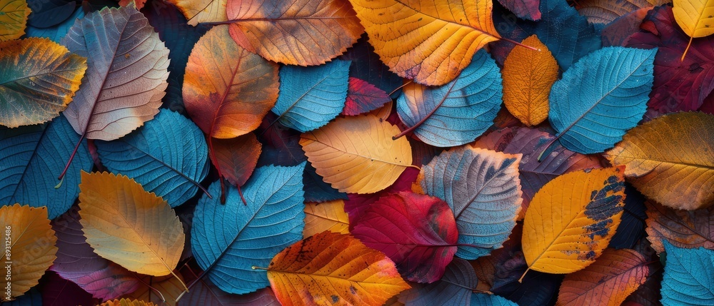 Intricate Tapestry of Autumn Leaves Intricate Tapestry of Autumn Leaves