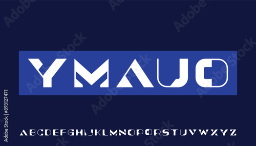 modern stylish capital alphabet letter logo design