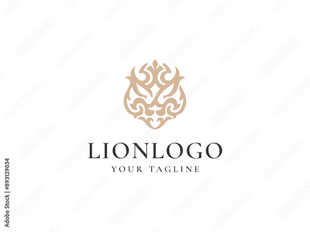 Luxury Lion logo design vector template Luxury Lion logo design vector template