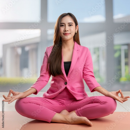 Free Download woman doing yoga - GFXLoad
