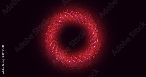 3D manual rendering abstract round light background. Its not AI Generatd illustration.