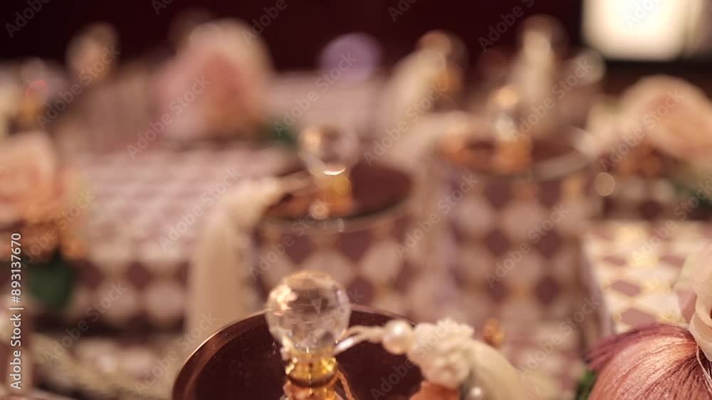 A Slow Motion Shot of an Indian Wedding Decoration in India
A Slow Motion Shot of an Indian Wedding Decoration in India