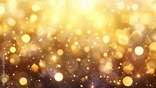 Abstract Blurred Gold Background