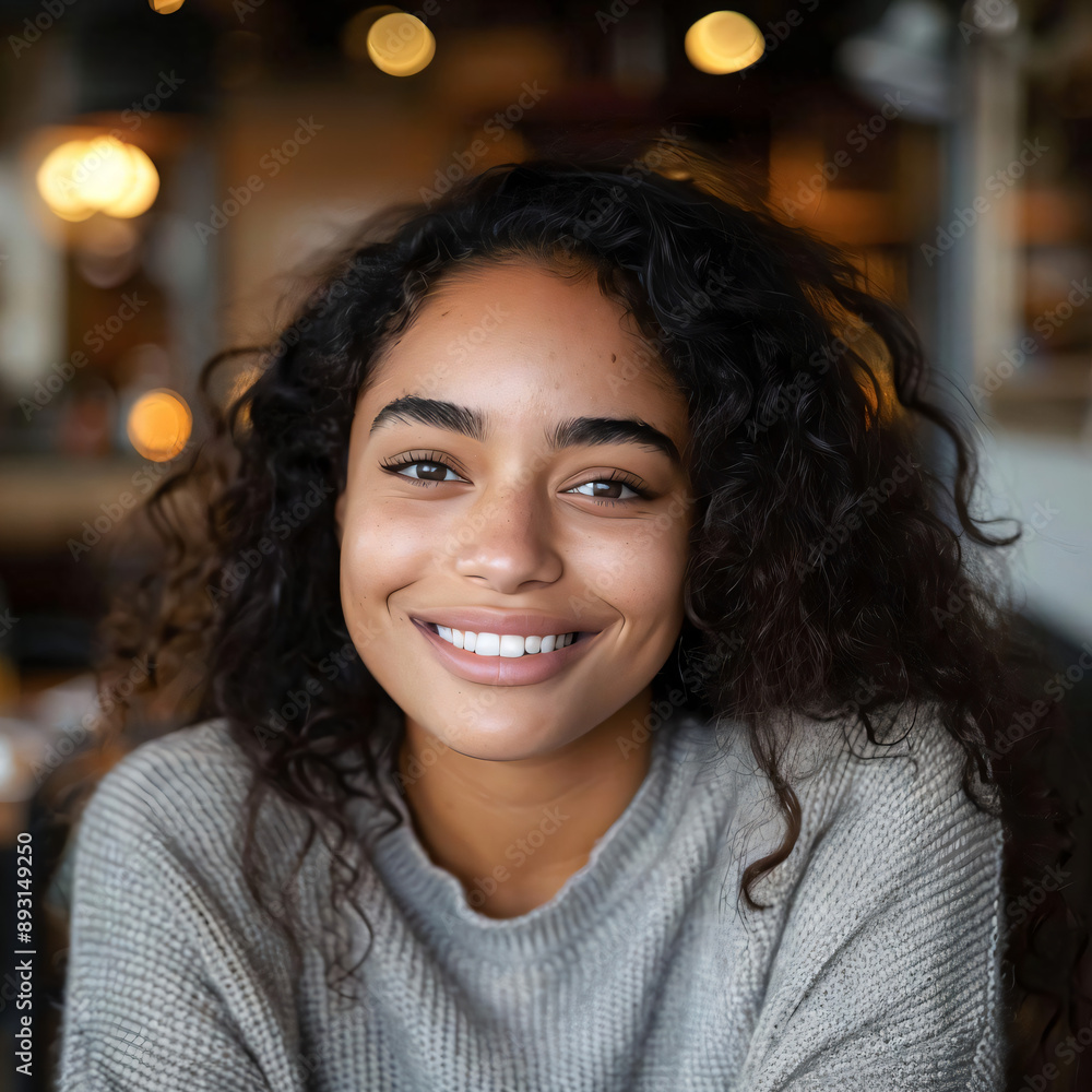 Portrait of a beautiful smiling woman. Portrait of a beautiful smiling woman.