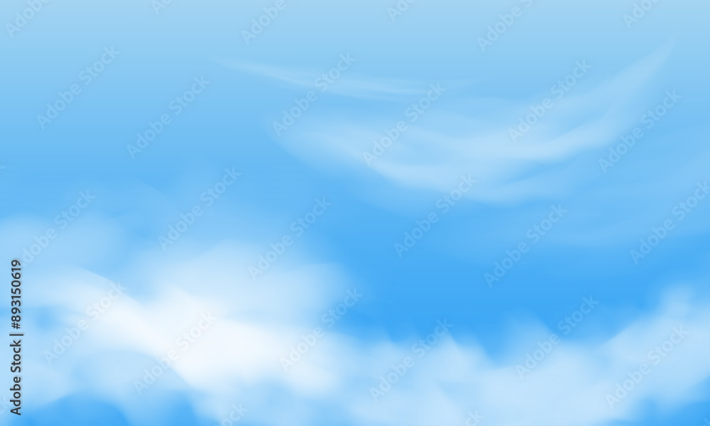 Sunny day background with blue sky and beautiful white clouds Sunny day background with blue sky and beautiful white clouds