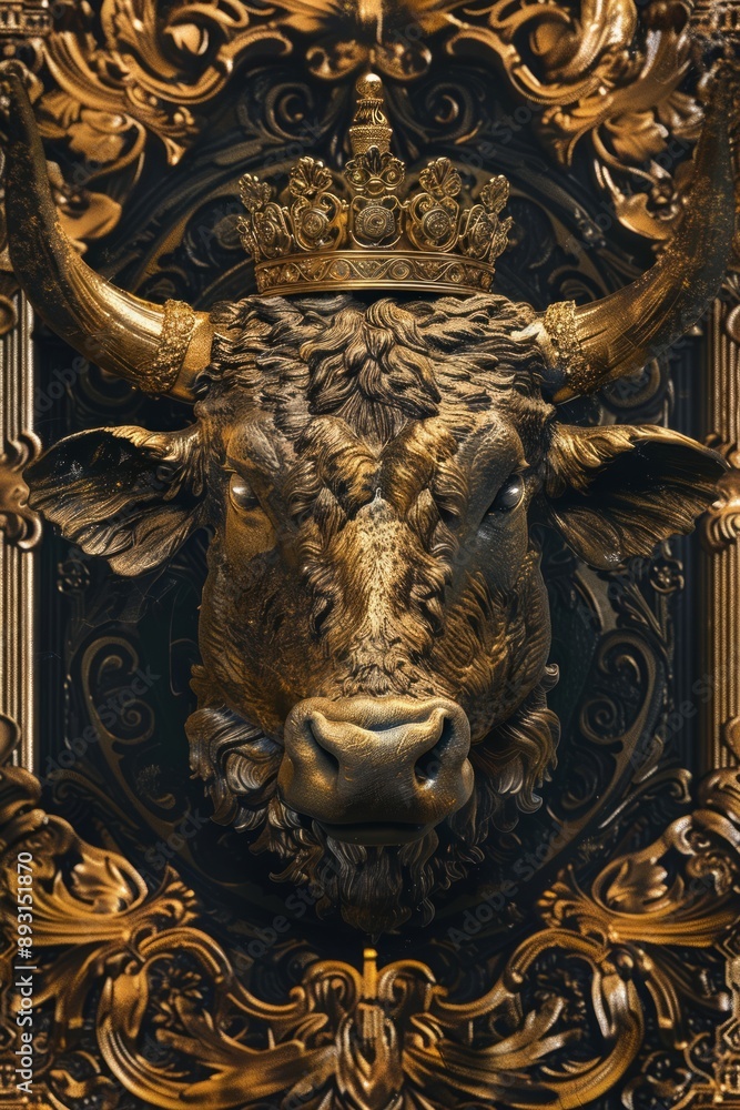 Regal Bull Sculpture Regal Bull Sculpture