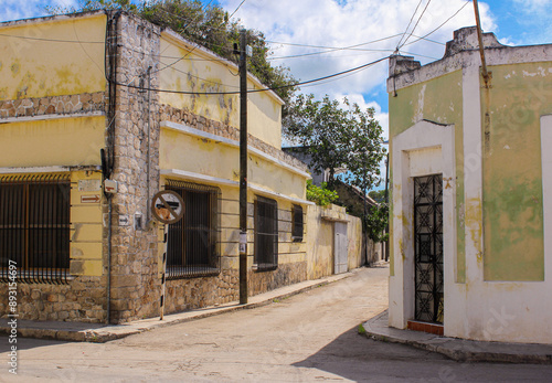 street in Campeche Mexico