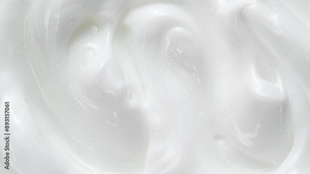 Macro white smooth eye, skin cream texture, closeup beauty facial cosmetics mask Macro white smooth eye, skin cream texture, closeup beauty facial cosmetics mask