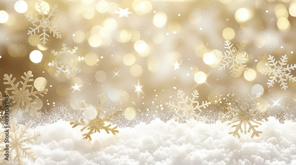 Raindrops on window with winter night sky and snowflakes Raindrops on window with winter night sky and snowflakes