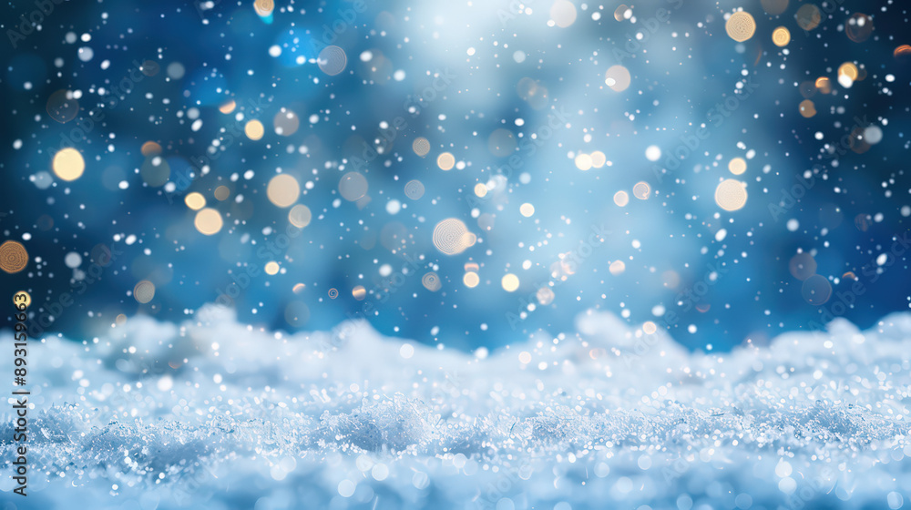 Raindrops on window with winter night sky and snowflakes Raindrops on window with winter night sky and snowflakes