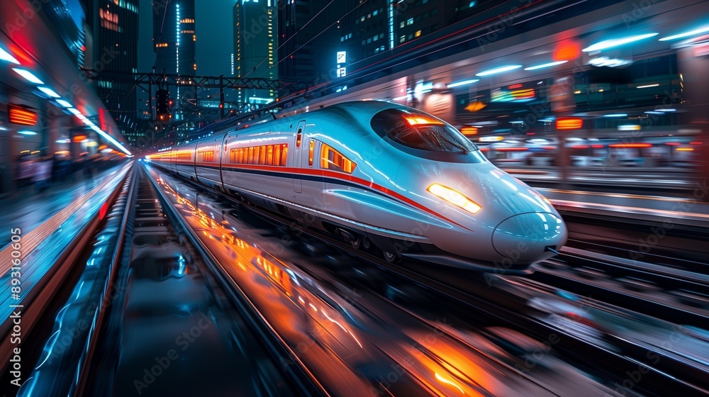 High speed rail Fantastic runs at speed, dynamic the evolution of technology. High speed rail Fantastic runs at speed, dynamic the evolution of technology.