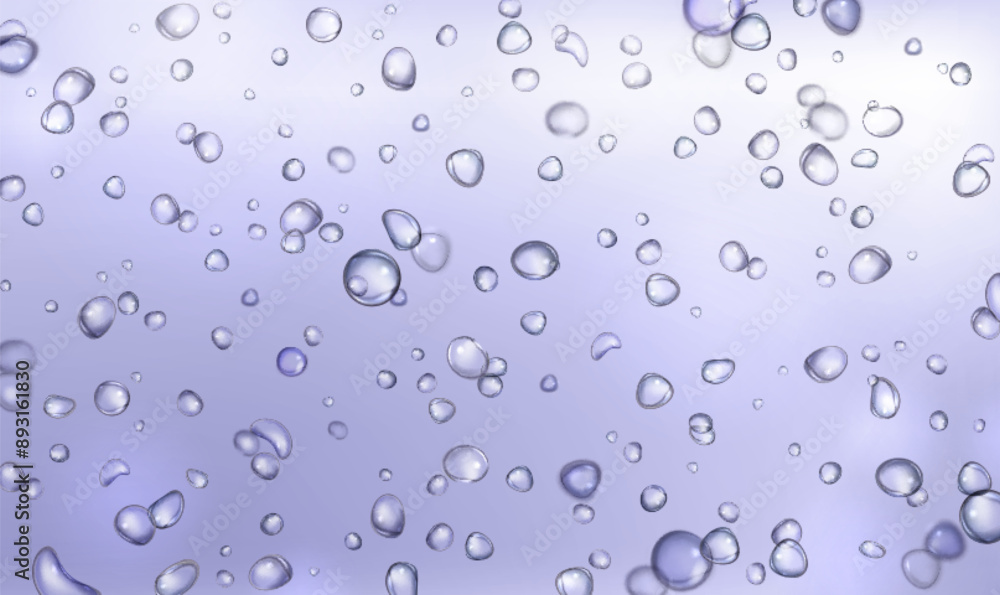 Soda drink background with fizzy drop texture. Purple effervescent water 3d bg. Gel pattern or underwater effect with mineral droplet closeup backdrop. Realistic rain on glass. Sparkling lemonade Soda drink background with fizzy drop texture. Purple effervescent water 3d bg. Gel pattern or underwater effect with mineral droplet closeup backdrop. Realistic rain on glass. Sparkling lemonade