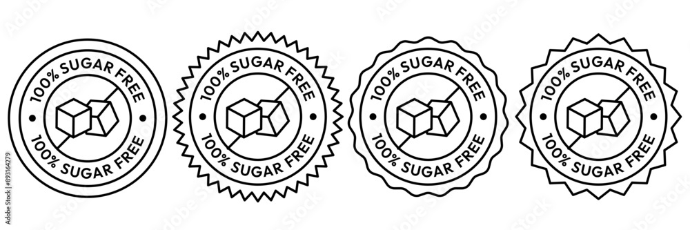 Sugar free icon. Zero sugar label. Set allergen free icons. Allergen free products. Products warning symbols. Lactose, gluten, sugar, corn, egg, trans fat, soy, nuts free, coffeine sign. Sugar free icon. Zero sugar label. Set allergen free icons. Allergen free products. Products warning symbols. Lactose, gluten, sugar, corn, egg, trans fat, soy, nuts free, coffeine sign.
