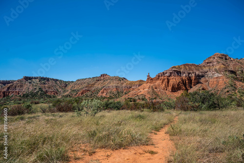 An overlooking view of nature in Amarillo, Texas