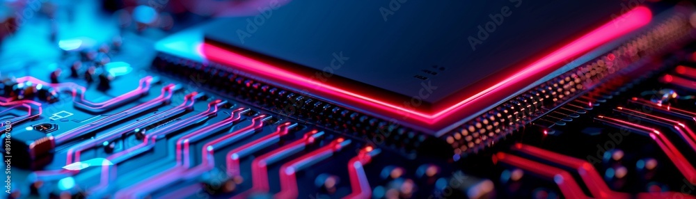 Innovative tool trimmed with red illumination, glowing in a modern tech environment, photorealistic, vibrant colors Innovative tool trimmed with red illumination, glowing in a modern tech environment, photorealistic, vibrant colors