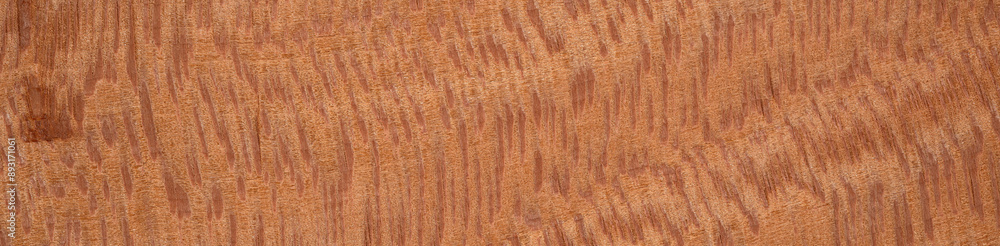 Naklejka premium Malle sliced plane tree veneer with dynamic wood grain and rustic charm