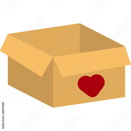 Flat Donation Box