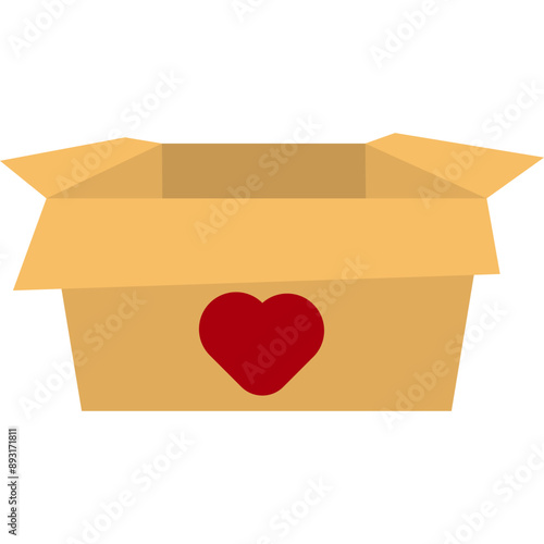 Flat Donation Box