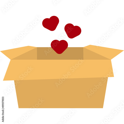 Flat Donation Box