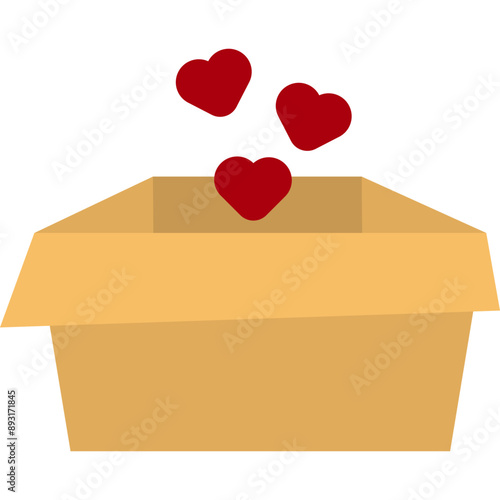 Flat Donation Box