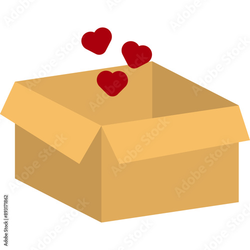 Flat Donation Box