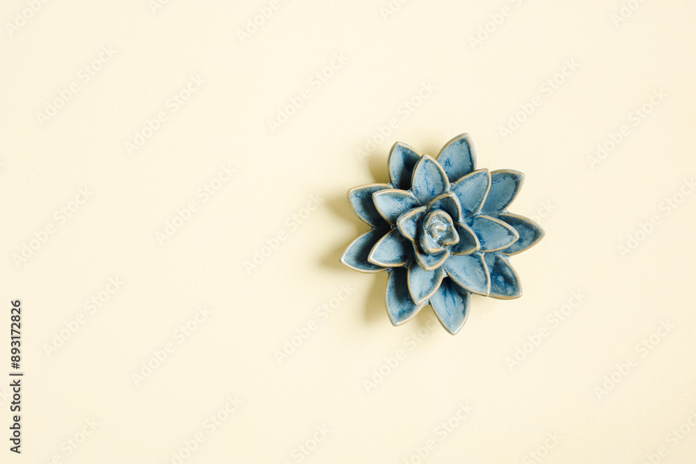 Naklejka premium Decorative ceramic succulent.