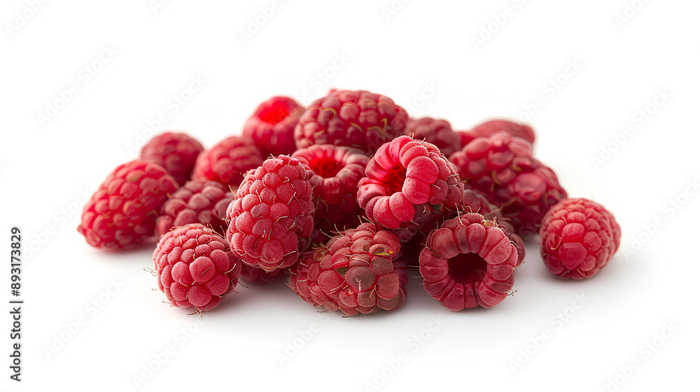 Raspberry raspberries, many angles and view side top front group pile heap isolated on white background Raspberry raspberries, many angles and view side top front group pile heap isolated on white background