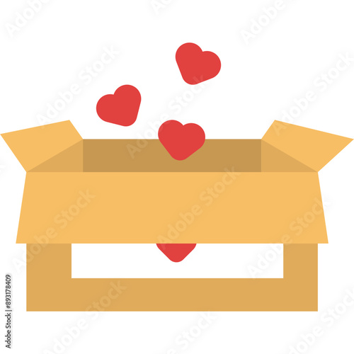 Flat Donation Box