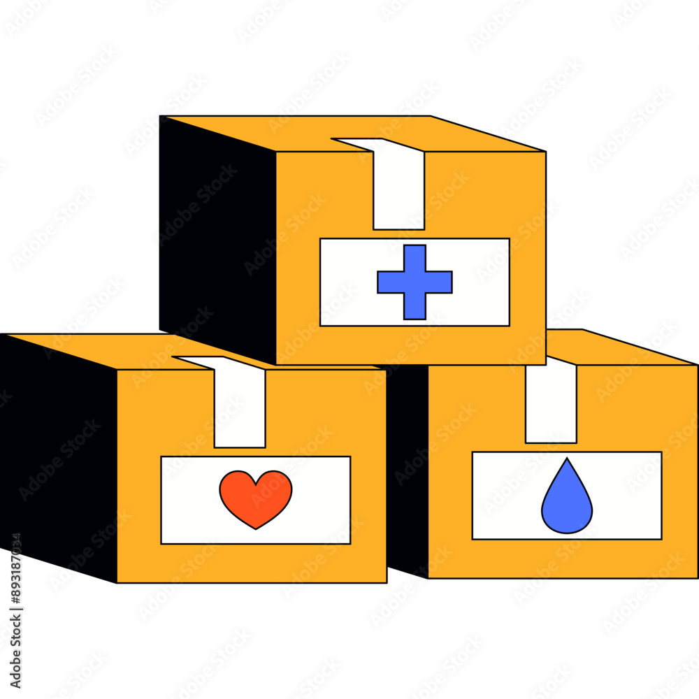 Obraz premium Charity Donation Box