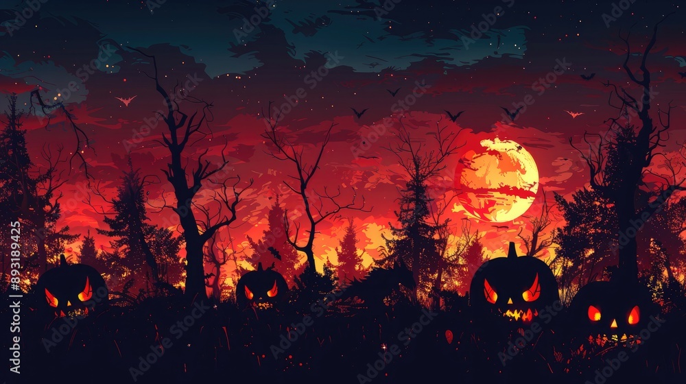 halloween background with pumpkins halloween background with pumpkins