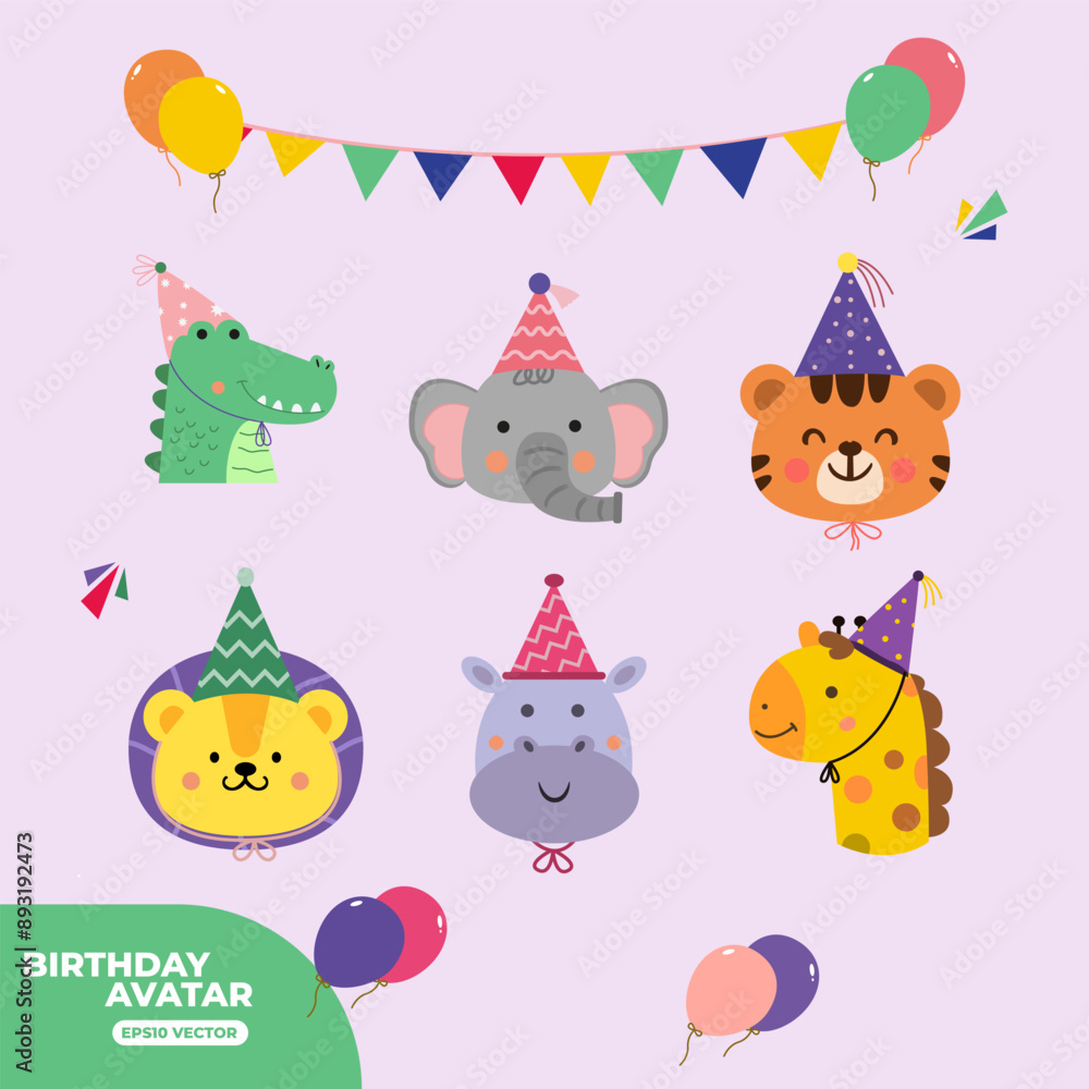 Naklejka premium Avatar Animals