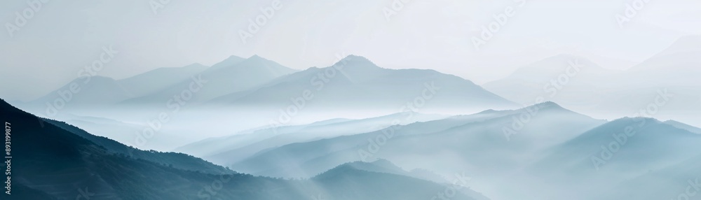 A majestic and clear photo of a mountain range partially obscured by a curtain of rain A majestic and clear photo of a mountain range partially obscured by a curtain of rain