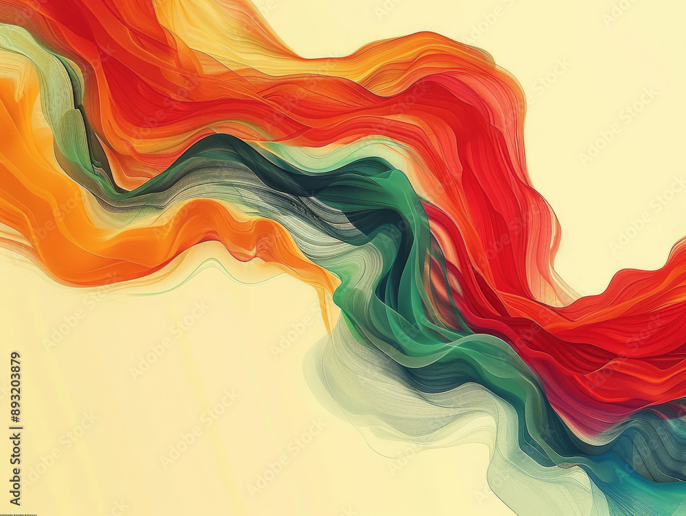 Flow and Color of Abstract Art Flow and Color of Abstract Art