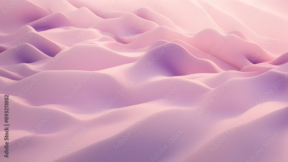 Obraz premium A minimalist abstract background with pastel shades of pink, lavender, and cream