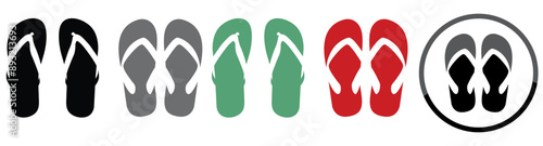 Flips Flops Silhouette.eps