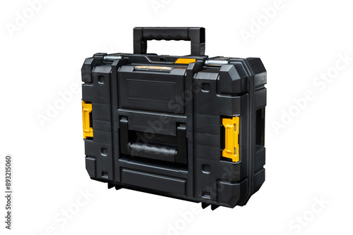 Obraz na płótnie Tool box or tool chest for protect equipment and accessories, workbox watertight or Plastic box isolated on white , w salonie