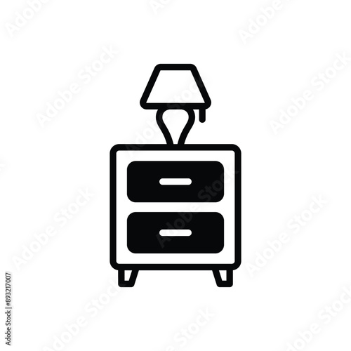 Nightstand vector icon