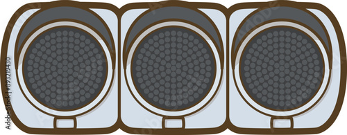 LED式交通信号機（全消灯）