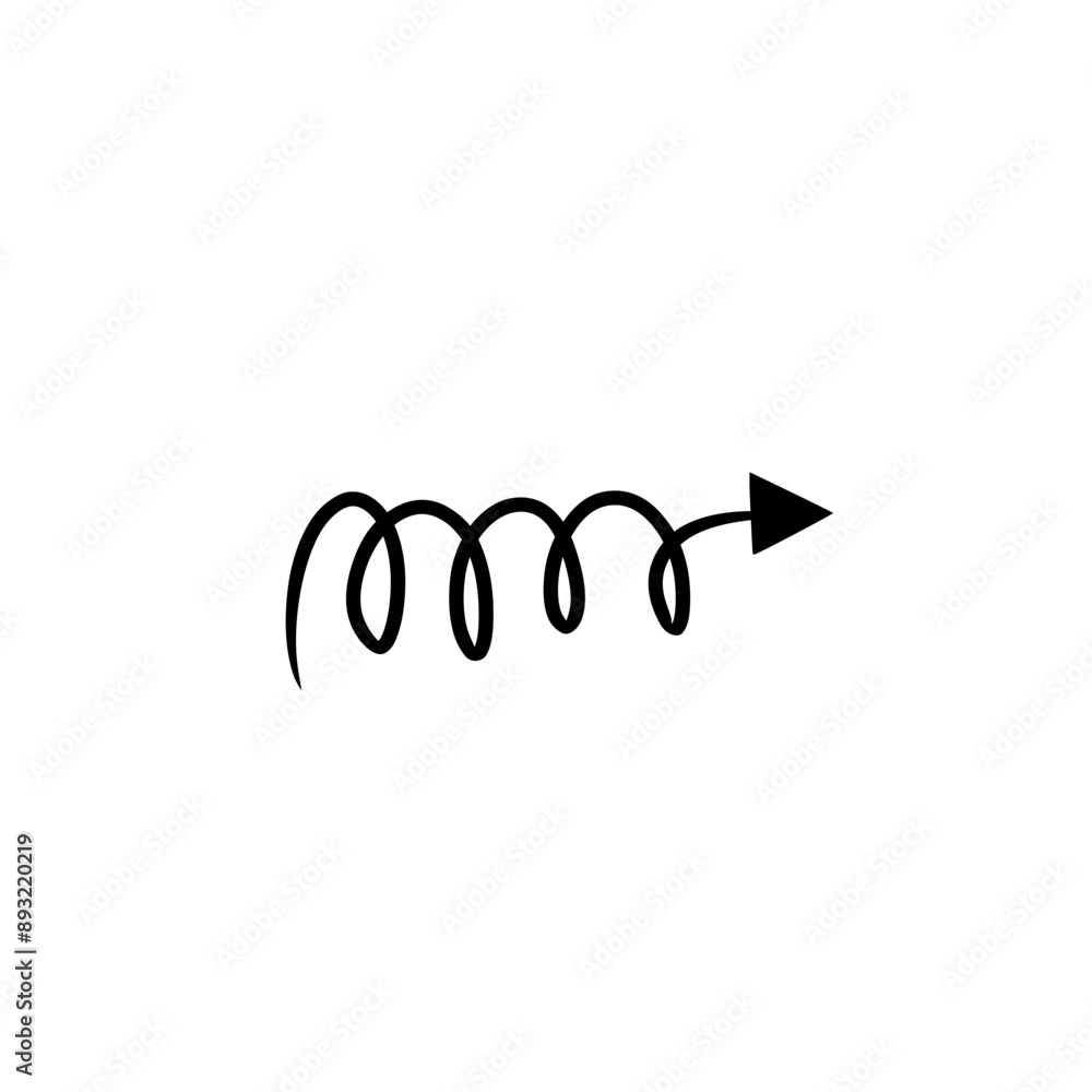 spiral arrow symbol icon spiral arrow symbol icon