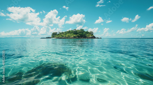 tropical paradise island