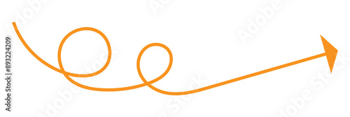 curve arrow icon on transparent background. flat style. arrow icon for your web site design, logo, app, UI. arrow indicated the direction symbol. curved arrow sign