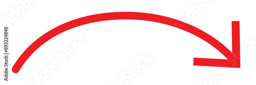 curve arrow icon on transparent background. flat style. arrow icon for your web site design, logo, app, UI. arrow indicated the direction symbol. curved arrow sign