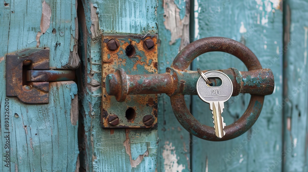 A padlock and key, symbolizing security and access. A padlock and key, symbolizing security and access.