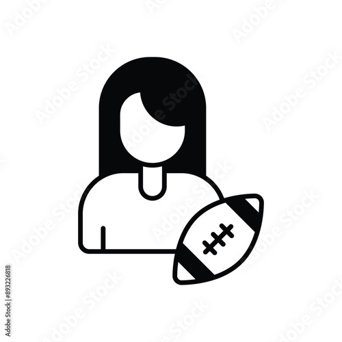 Women in Sports vector icon