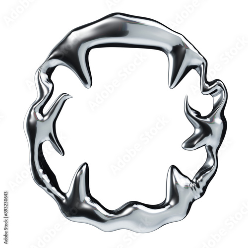 3d chrome icon