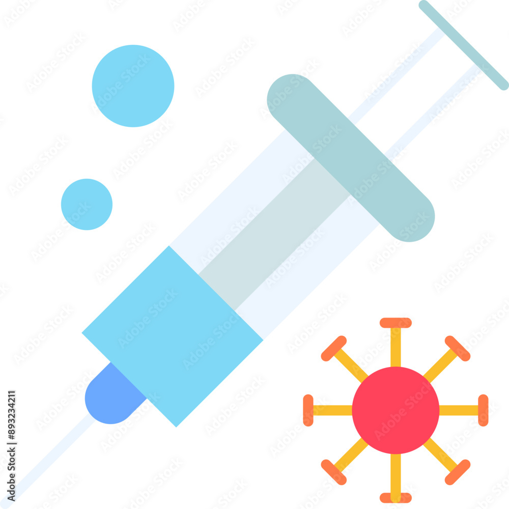injection, vaccine, virus, medicine Icon injection, vaccine, virus, medicine Icon
