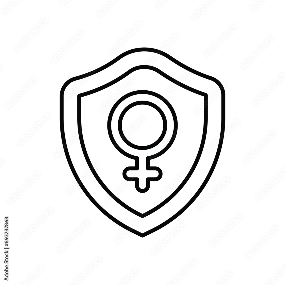 Women's Rights Sign vector icon Women's Rights Sign vector icon
