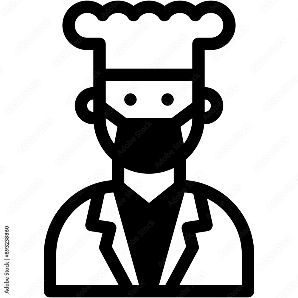chef, professional, service, hotel, cook Icon chef, professional, service, hotel, cook Icon