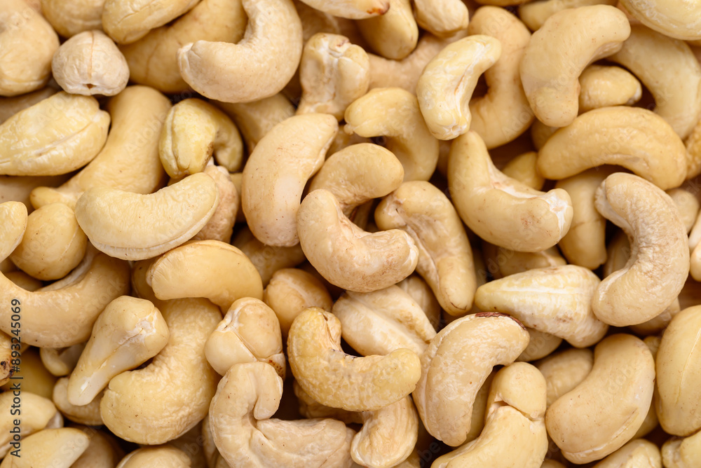 Raw cashew nuts texture background, Food ingredient Raw cashew nuts texture background, Food ingredient