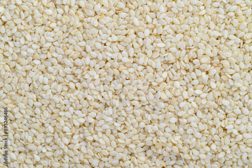 White sesame seeds texture background, Food ingredient White sesame seeds texture background, Food ingredient